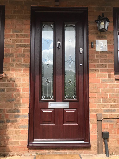 Scafell Endurance Composite Door in Rosewood