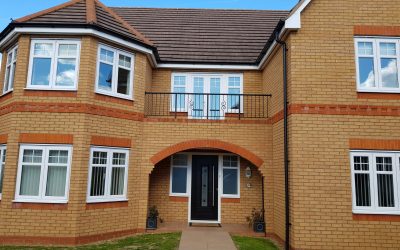 New Composite Front and Back Door, Badsey Worcestershire.