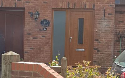 Mr and Mrs Leavesley, Composite Front Door Gloucestershire